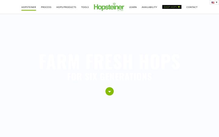 Screenshot of hopsteiner.us
