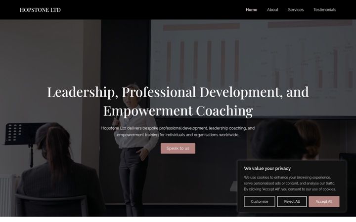Screenshot of hopstoneltd.com