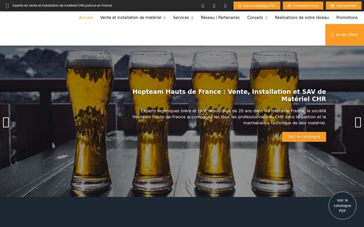 Screenshot of hopteam-hdf.fr