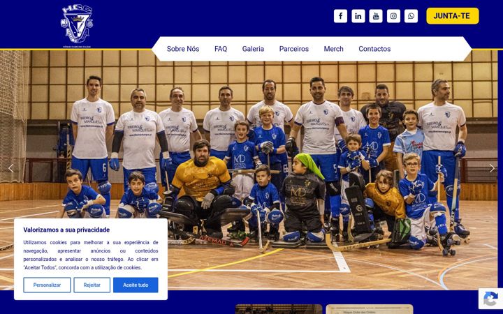 Screenshot of hoqueiclubecaldas.pt