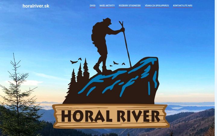 Screenshot of horalriver.sk