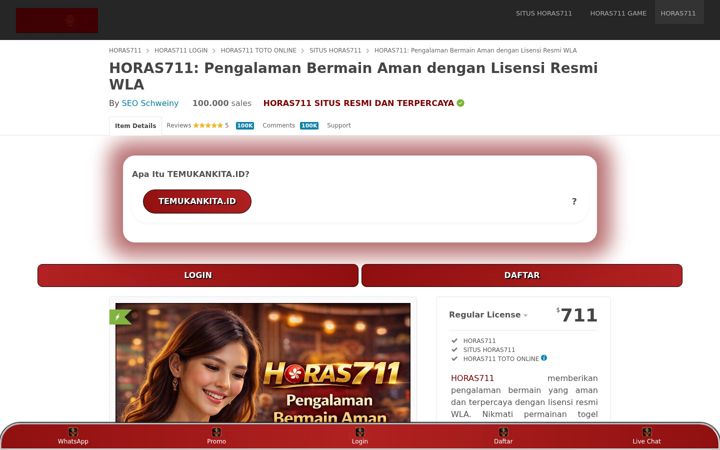 Screenshot of horas711khas.com
