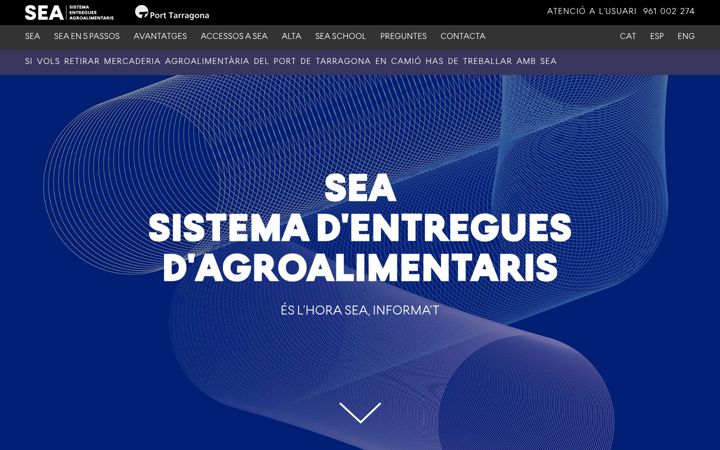 Screenshot of horasea.cat