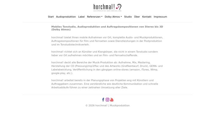 Screenshot of horchmal.com