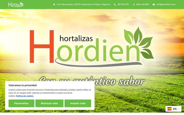 Screenshot of hordien.com