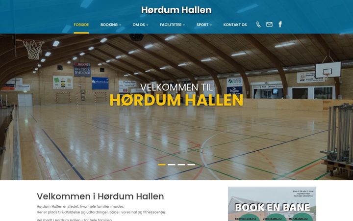 Screenshot of hordumhallen.dk