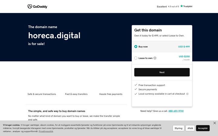 Screenshot of horeca.digital