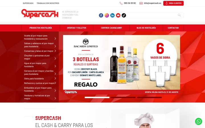 Screenshot of horecaasturias.es