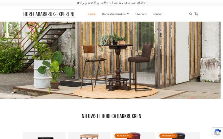 Screenshot of horecabarkruk-expert.nl