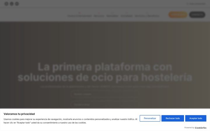 Screenshot of horecaentertainment.com