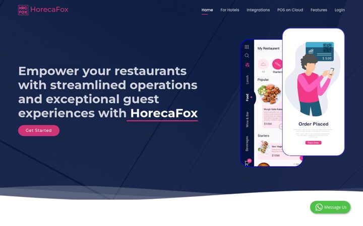 Screenshot of horecafox.com