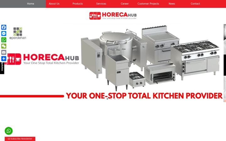 Screenshot of horecahub.com.my