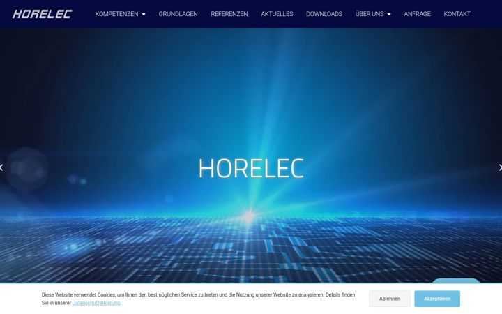 Screenshot of horelec.ch