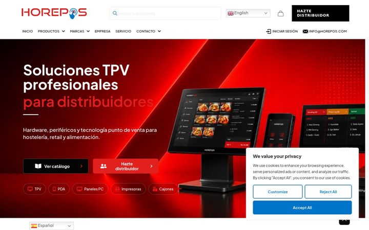 Screenshot of horepos.com