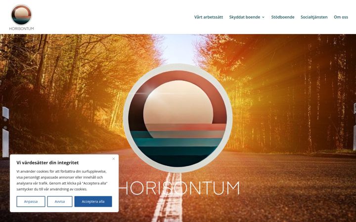 Screenshot of horisontum.se