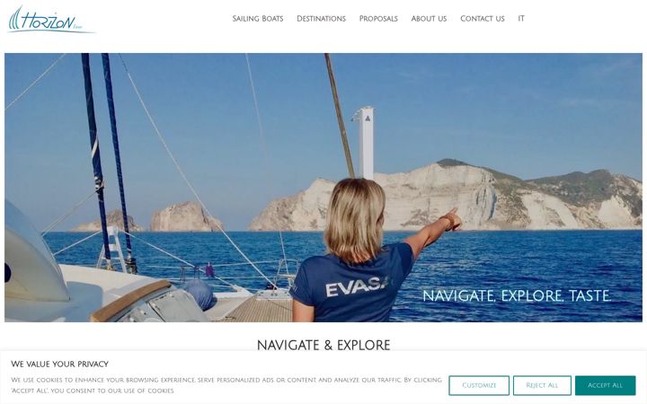 Screenshot of horizon-line.eu