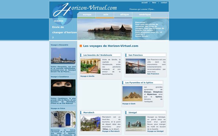Screenshot of horizon-virtuel.com