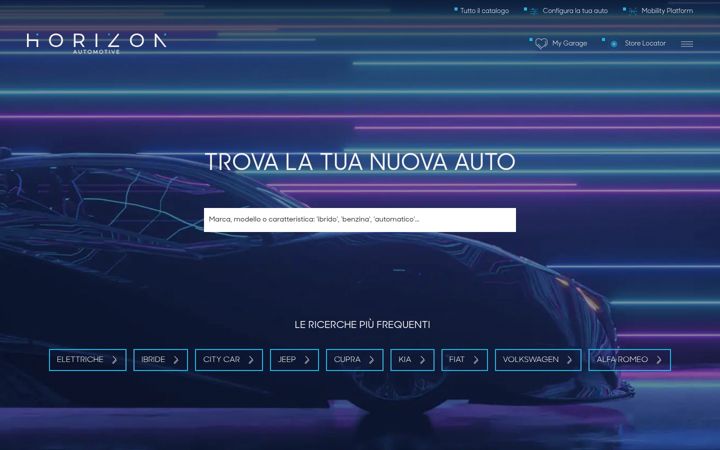 Screenshot of horizonautomotive.it