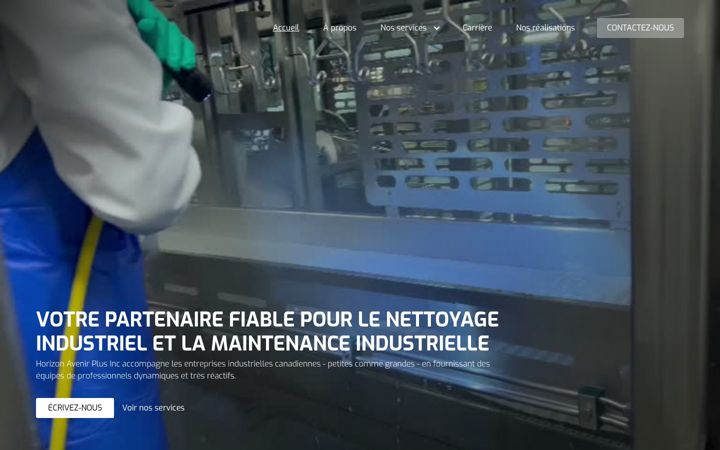 Screenshot of horizonavenirplus.com