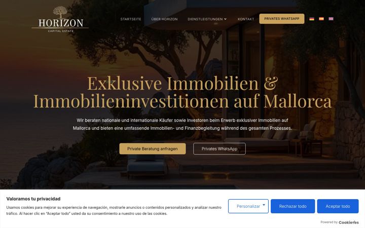 Screenshot of horizoncapital.es