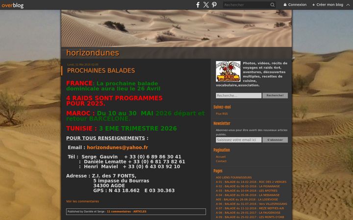 Screenshot of horizondunes.com