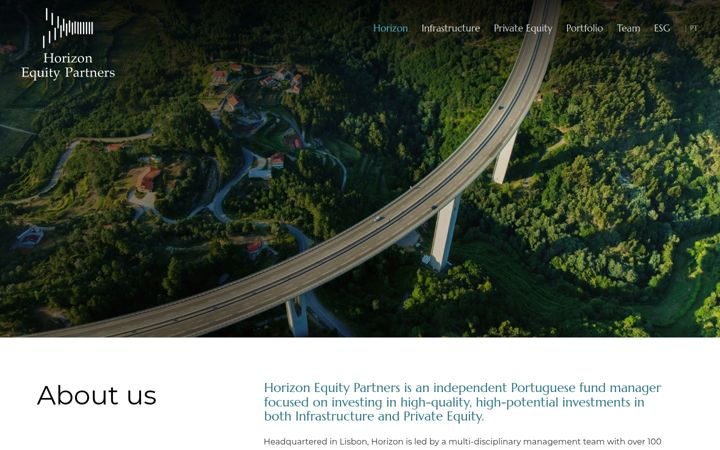 Screenshot of horizonequitypartners.com