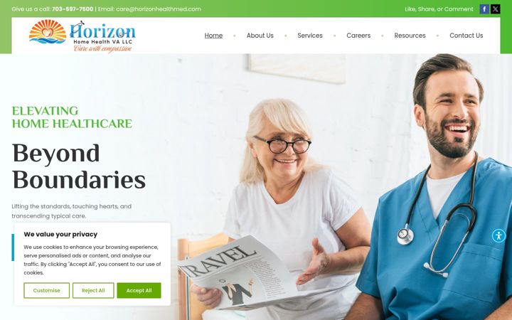 Screenshot of horizonhealthmed.com