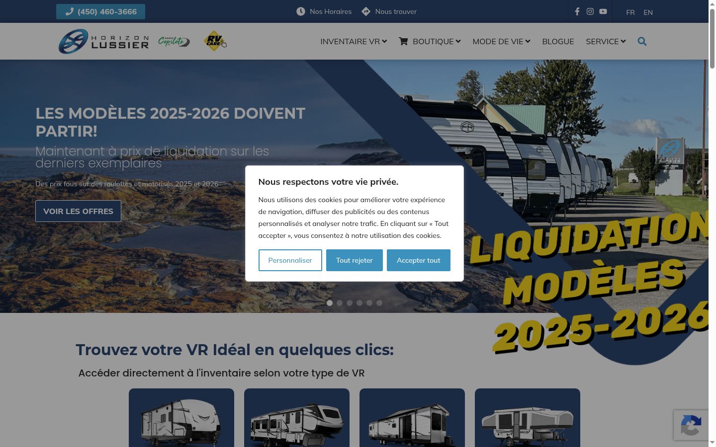 Screenshot tal-banner tal-kunsens muri qabel kwalunkwe interazzjoni
