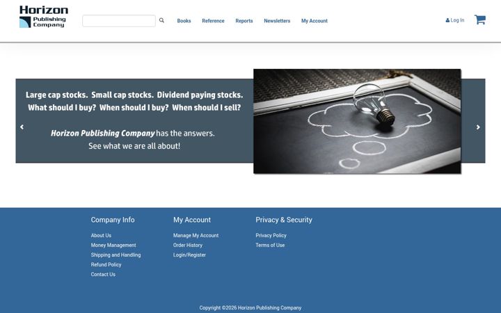 Screenshot of horizonpublishing.com