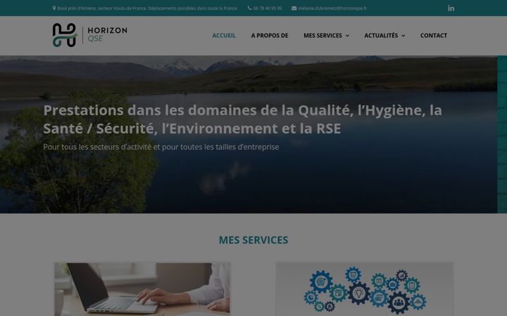 Screenshot of horizonqse.fr