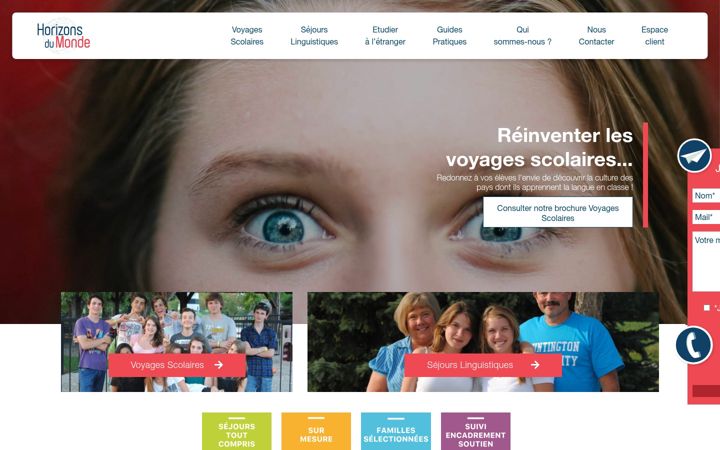 Screenshot of horizons-monde.fr