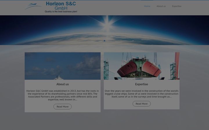 Screenshot of horizonsc.eu