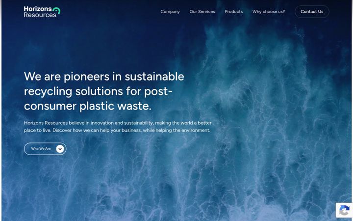 Screenshot of horizonsresources.com
