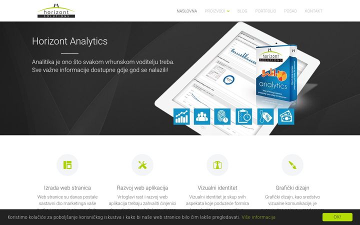 Screenshot of horizont.com.hr