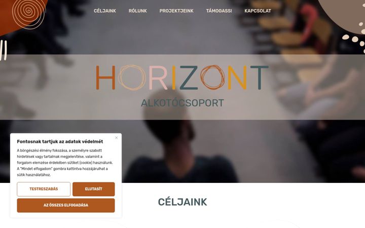 Screenshot of horizontalkotocsoport.hu
