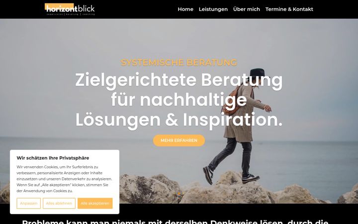 Screenshot of horizontblick.de