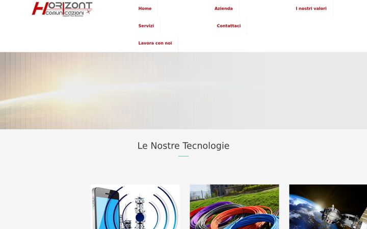 Screenshot of horizontcomunicazioni.com