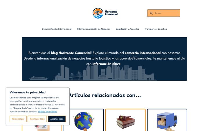 Screenshot of horizontecomercial.com