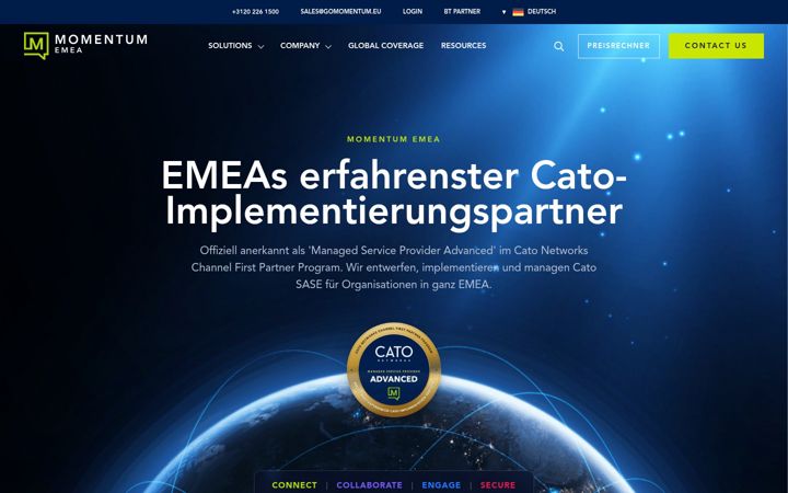Screenshot of horizontelecom.de