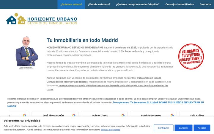Screenshot of horizonteurbano.es