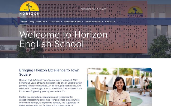 Screenshot of horizontownsquare.com