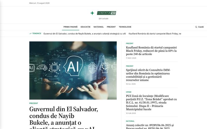 Screenshot of horizonturinoi.ro