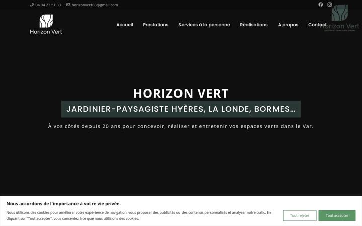Screenshot of horizonvert-paysage.com