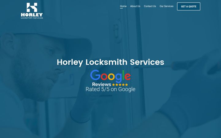Screenshot of horleylocksmithservices.co.uk