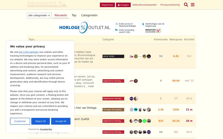 Screenshot of horlogeforum.nl