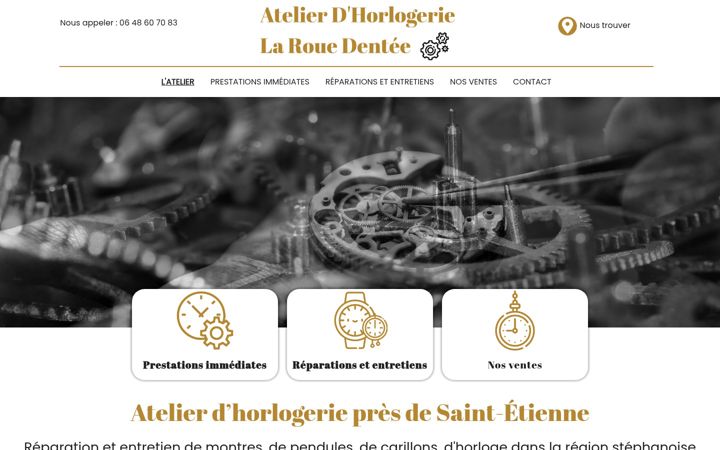 Screenshot of horlogerie-larouedentee.fr