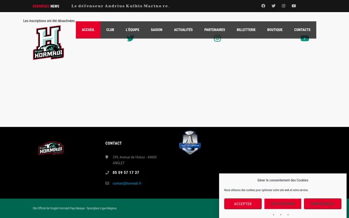 Screenshot of hormadi.fr