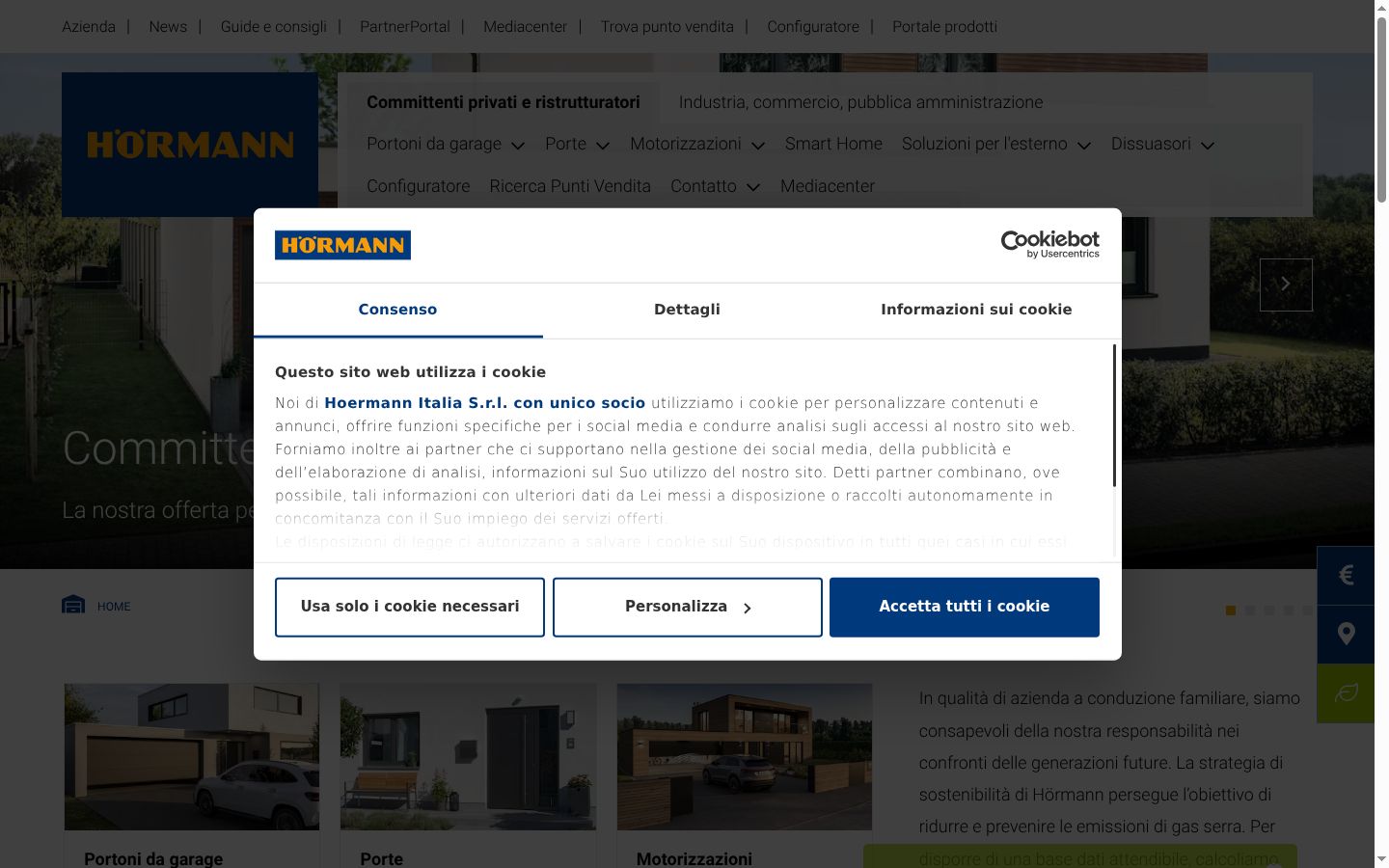 Sutikimo reklamjuostės, rodytos prieš bet kokią sąveiką, ekrano kopija