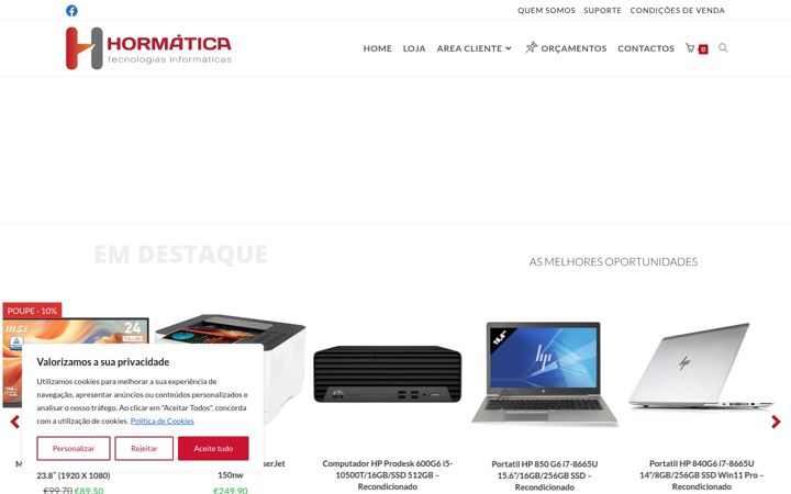 Screenshot of hormatica.pt