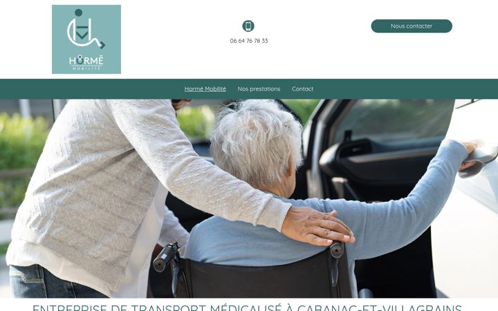 Screenshot of horme-mobilite.fr